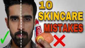10 BIGGEST SKINCARE MISTAKES ❌| STOP THIS | Men’s Pimple, ACNE, lips,Dark Spots & Glow| INDIAN Skin