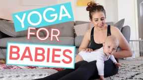 The Best Baby Stretches – 1 Minute Yoga For Babies | Channel Mum