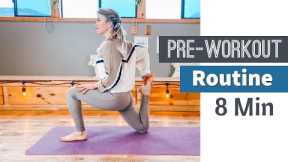 Pre-Workout Yoga Stretches - 8 Min Warm Up Routine Before Exercising - Yoga With Yana