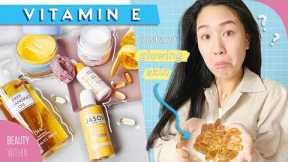How to Use Vitamin E For Scars, Acne Marks & Clear Skin: For ALL Skin Types + Fave Products ✨