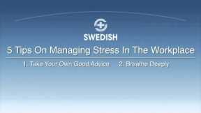 How to Reduce Stress in the Workplace