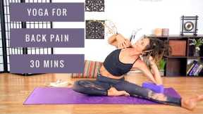 Yoga For Back Pain - Lower Back, Upper Back, Sciatica, Neck and Shoulder Pain Relief Yoga