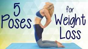 My Top 5 Poses for Weight Loss with Lindsey ♥ Detox, Belly Fat, Beginners Yoga Lesson