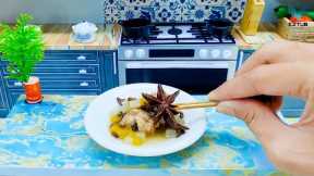 Enjoyable Mini Stewed Quail with Traditional Medicine / Miniature Tradional Recipe / Mini Food