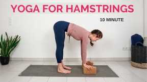 10 min YOGA STRETCH FOR TIGHT HAMSTRINGS  | Yoga with Uliana