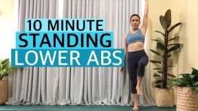 10 MINUTE STANDING LOWER ABS WORKOUT / HOME FITNESS