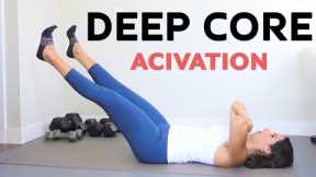 Spinal Pelvic Stabilization Deep Core Workout | Day 15 of REBUILD