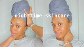 my nighttime skincare routine // dry skin + acne prone + dark marks