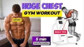 'Best' CHEST Workout for GYM to get Huge and Ultra Muscular Chest in 21 Days | 5 Min Transformation