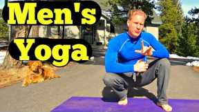 10 Min Yoga for Men Beginner Routine - Easy Men's Yoga Workout - Best Yoga Workout for Dudes
