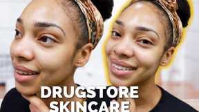 Closed Comedones Drugstore Skincare Routines | Morning, Night, & FUNGAL ACNE SAFE!