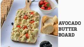 Healthy Avocado Butter Board Tiktok Idea 2022