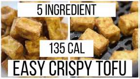 Crispy Fried Tofu Puff Air-Fryer Recipe to help you lose weight!
