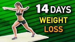 14 Days Weight Loss Challenge - Home daily Workout Routine