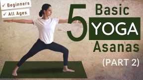 Basic YOGA ASANAS for GOOD HEALTH (PART 2) - for Beginners and all Age Groups | Yoga at Home