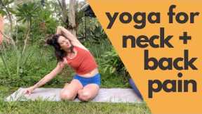 Best Yoga for Neck and Back Pain - Yoga for Back Pain | Cole Chance Yoga