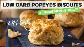 How I Made Popeyes Biscuit Recipe LOW CARB & Diabetic Friendly | 3 Ingredient Diabetic Biscuits