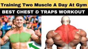 Chest and traps workout | Muscle Building day 4 | Big chest and traps | Health and Fitness