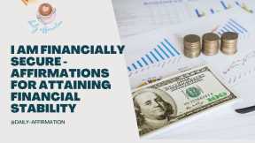 I Am Financially Secure - Affirmations for Attaining Financial Stability
