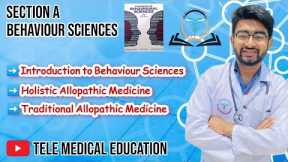 Behavioral Sciences Introduction |Holistic & Traditional Medicine