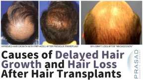 Hair Transplants - Causes of Lack of Hair Growth, and Hair Loss After Transplant Surgery
