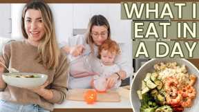 What I Eat in a Day as a Busy Mom (Meal Prepping and Leftover Hacks)