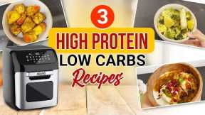 3 High Protein Low Carb Recipes In Air Fryer I Lose 4 Kgs In 2 Weeks | AGARO Regency Air Fryer