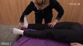 ASMR Chinese Leg Treatment | Traditional Chinese Chiropractic Manipulation
