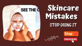 Stop 🛑 Doing This To your skin, 5 skin care habits that are ruining your skin