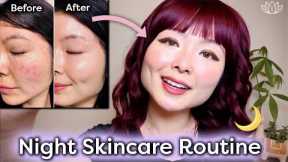 ASMR NIGHT Skincare Routine For 🌙GLOWY, CLEAR SKIN🌙 | Dry, Sensitive, Acne Prone Skin | ♡ Lémore ♡