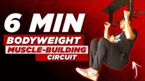 6 Minute Bodyweight Circuit Workout for More Muscle, Faster Results!