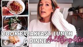 CHATTY COOK BREAKFAST, LUNCH & DINNER WITH ME| Life Updates| Tres Chic Mama