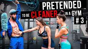 CRAZY CLEANER surprise GIRLS in a GYM prank | Aesthetics in public reactions