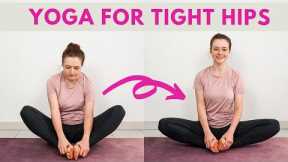 10 Yoga Stretches For Tight Hips (Beginner-Friendly) | Yoga with Uliana
