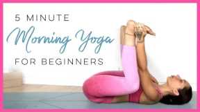 5 Minute Yoga (BEST Morning Yoga Stretches For Beginners!)