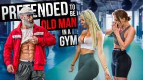 CRAZY OLD MAN shocks GIRLS in the gym Prank #5 | Aesthetics in Public
