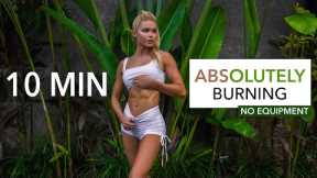 10 MIN ABS(OLUTELY) BURNING - very intense sixpack workout I for obliques, lower & upper abs