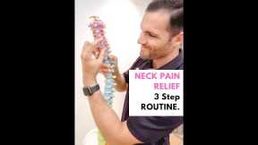 NECK PAIN RELIEF - Easy 3 Step ROUTINE!
