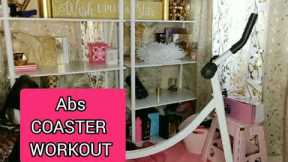 How to tone, tighten and Build Abdominal muscles Abs Coaster Workout routine