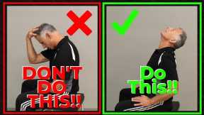 Neck Pain; DON'T EVER DO THIS! Do THIS Instead!