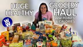 HUGE HEALTHY GROCERY HAUL | WW (WeightWatchers) Points & Calories | Weight Loss Journey
