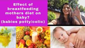 Effect of breastfeeding mothers diet on baby?Breastfeeding mother food|avoid foods|baby colic(Hindi)