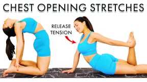 Chest Opening Stretches Yoga Workout for  for Tension Release | Stress Relief Routine w/ Sinah