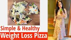 Healthy Pizza Recipe For Weight Loss | Breakfast/Lunch Recipe| Lose Weight Fast In Hindi| Fat to Fab
