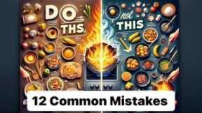 12 Common Mistakes in Cooking Vegetables
