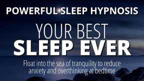 Deep Sleep Guided Meditation and Sleep Hypnosis | Reduce Stress and Anxiety | Dark Screen Experience