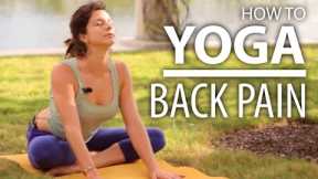Yoga For Back Pain - 25 Minute Back & Neck Stretch. Beginners Yoga Flow
