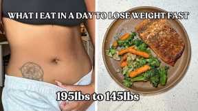 WHAT I EAT IN A DAY TO LOSE WEIGHT 🍜