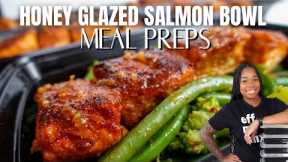 MEAL PREPS FOR WEIGHT LOSS| Meal Prep Ideas | Salmon Bowl Recipe