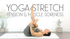 10 Min Yoga Stretch for Tension Relief (Beginner Friendly Yoga)
